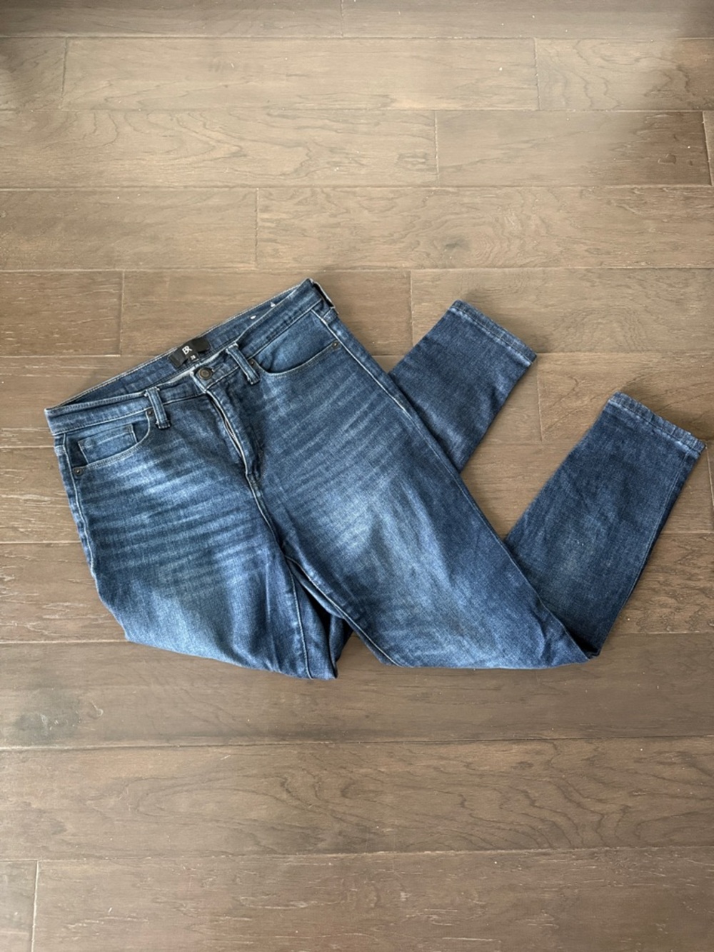 Banana Republic High-Rise Blue Skinny Jeans